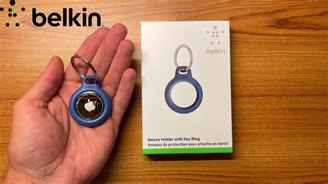<strong>Belkin</strong> Secure <strong>Holder</strong> with Key Ring for <strong>AirTag</strong>, F8W973. . Belkin airtag holder how to open